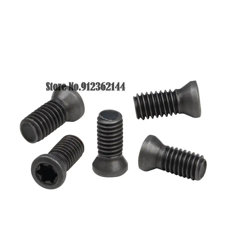 Hot m1.8 m2 m2.2 m2.5 m3 m3.5 m4 M5 M6 CNC Insert Torx Screw for Replaces Carbide Inserts CNC Lathe Tools Holder