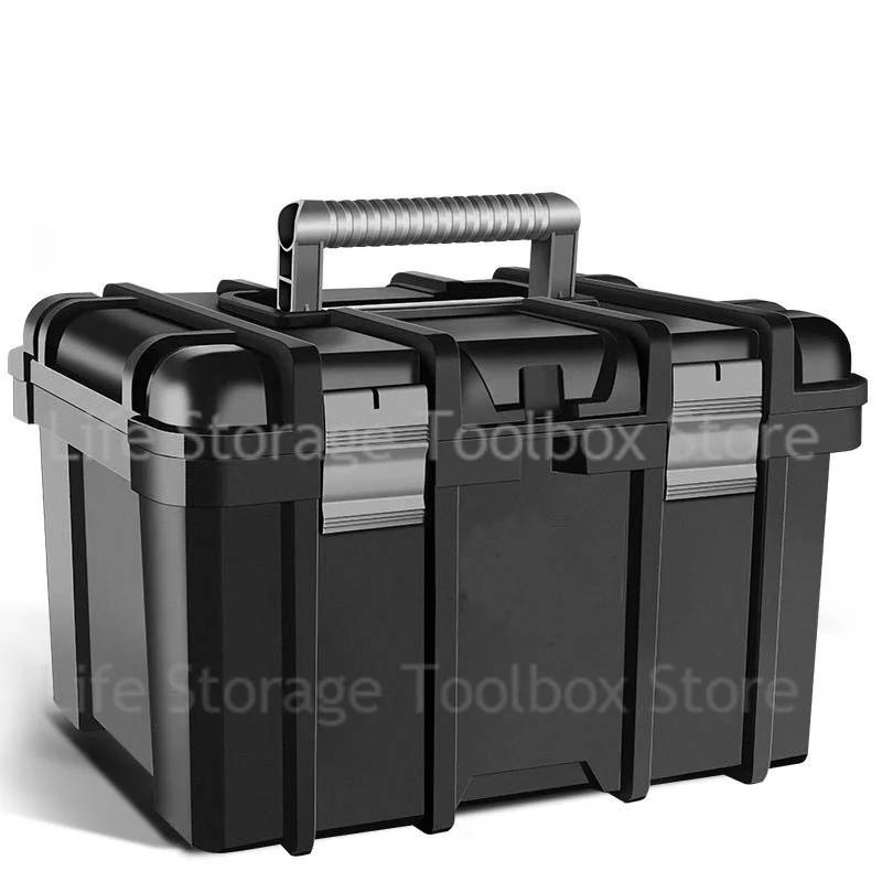 Empty Large Tool Box Shockproof Hard Case Hardware Tool Box Organizer box Tool storage box large Electrician Plastic Case 공구함 대형