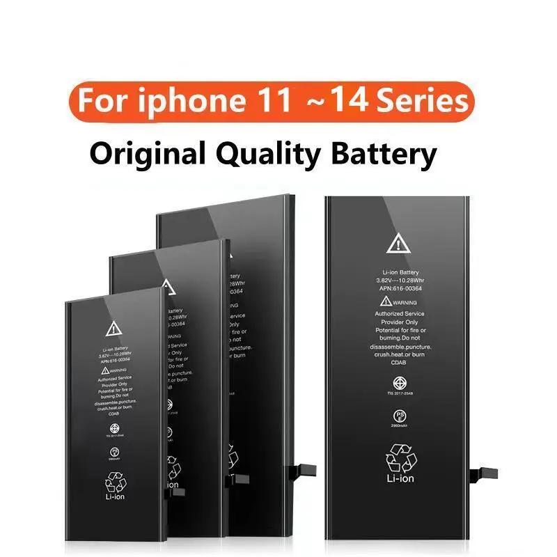 Xilecaly Battery For iPhone 14 Pro Max 11 Pro 12 13 Mini Pro Max Original Real High Capacity Replacement Bateria Warranty 1 Year