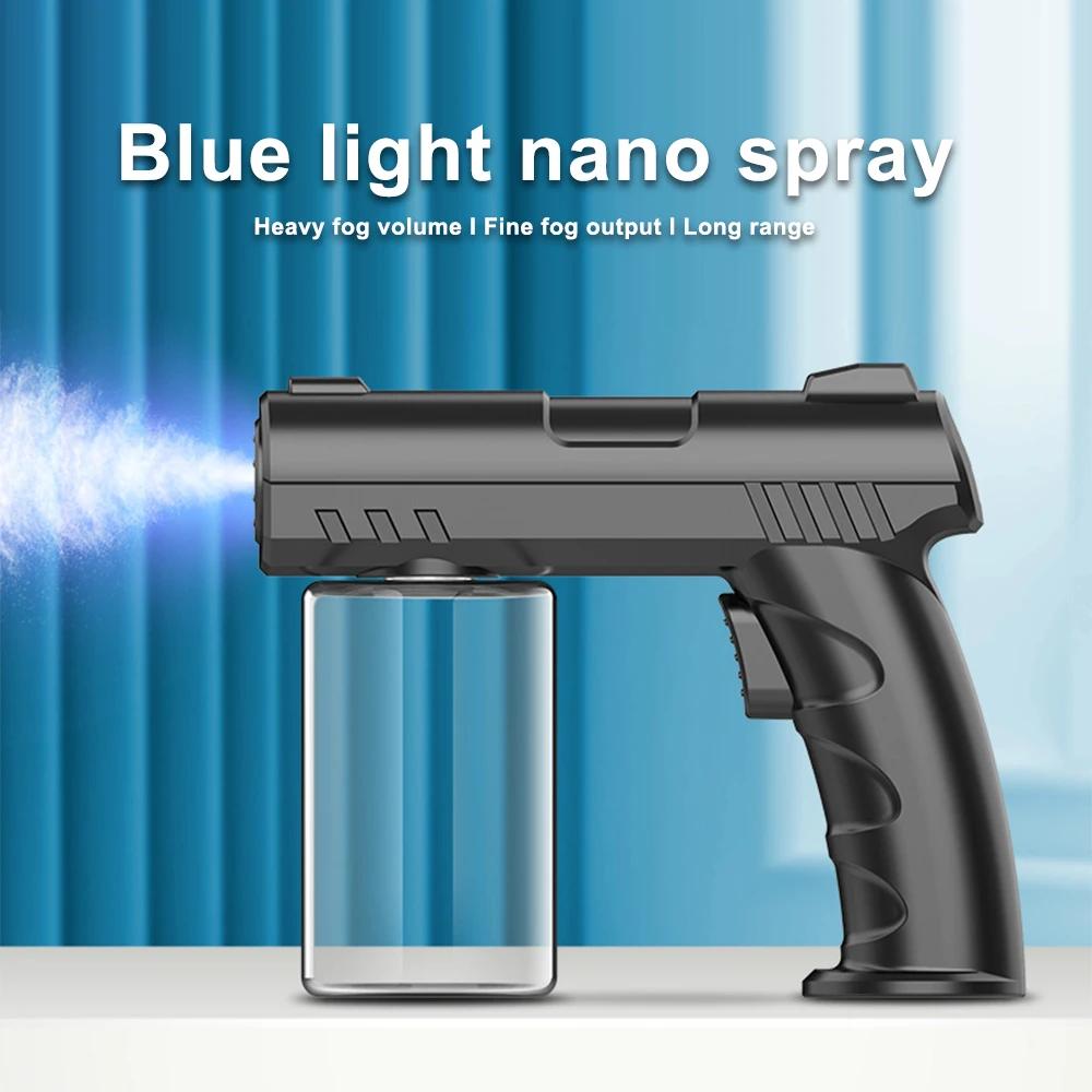 280ML Barber Nano Blue Light Sprayer Wireless Aftershave Steam Spray USB Electric Spray Disinfection Gun Garden Atomizer Tools