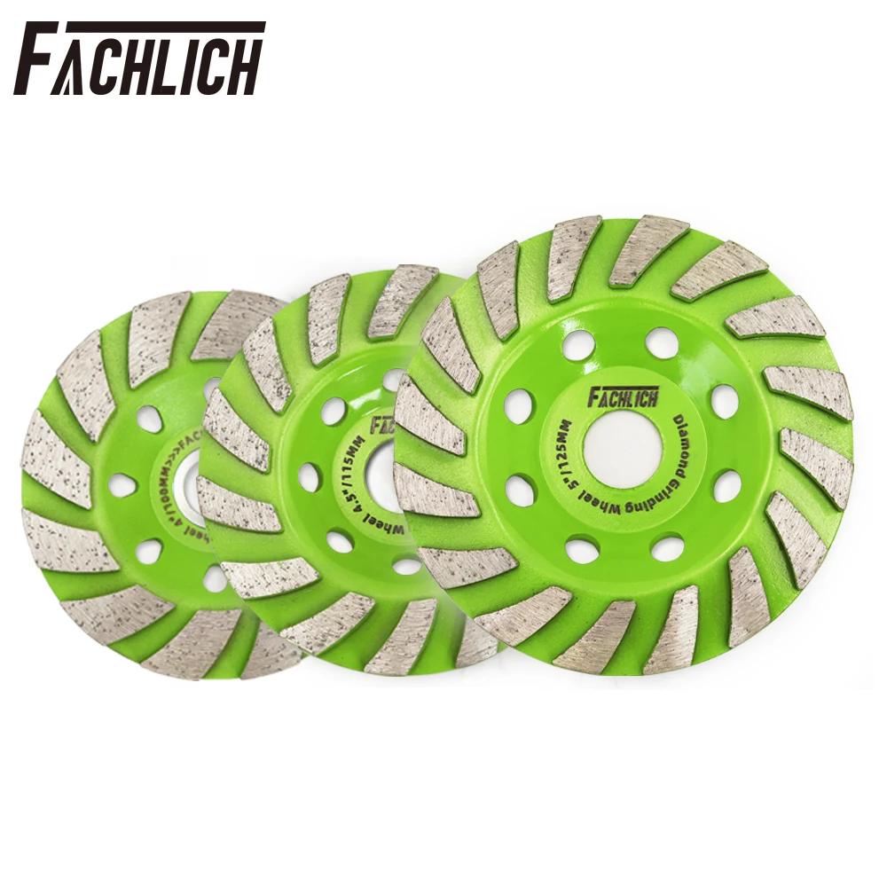 FACHLICH 1pc 100/115/125mm Diamond Grinding Wheel Stone Brick Granite Concrete Polishing Disc Cup Wheel Abrasive Tools