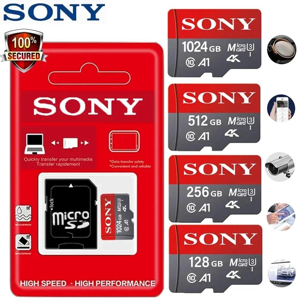 Sony TF Memory Card 1TB High Speed Micro SD Card 128GB 1TB 512GB 256GB A2 U3 V30 SD TF Flash Cards For Xiaomi Phone Computer