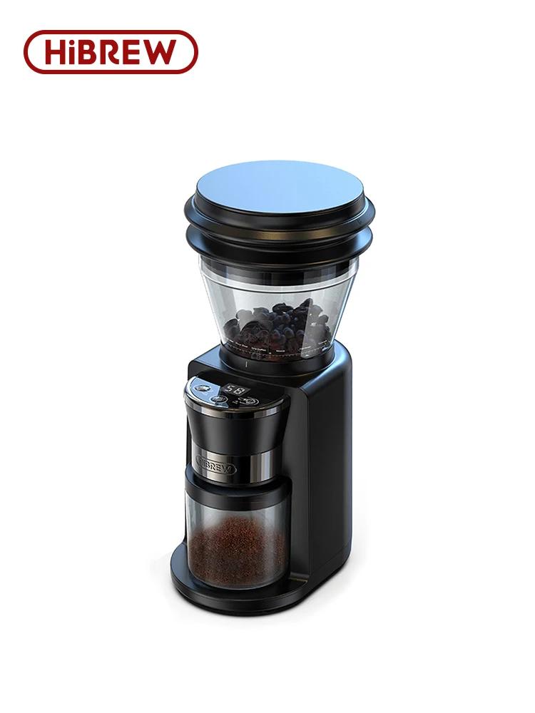 HiBREW Automatic Burr Mill Electric Coffee Grinder with 31 Gears for Espresso American Coffee Pour Over Visual Bean Storage G3