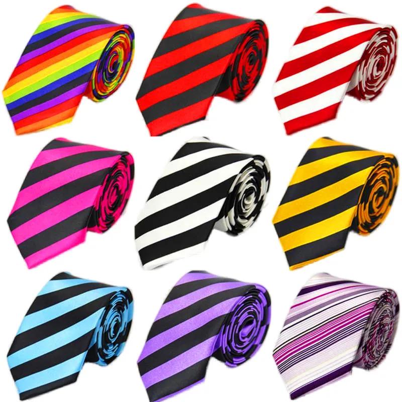 Mens Ties Narrow 5cm/2in Skinny Wedding Accessories Black Blue Red Pink White Purple Piano Skull Slim Neckties for Men Women