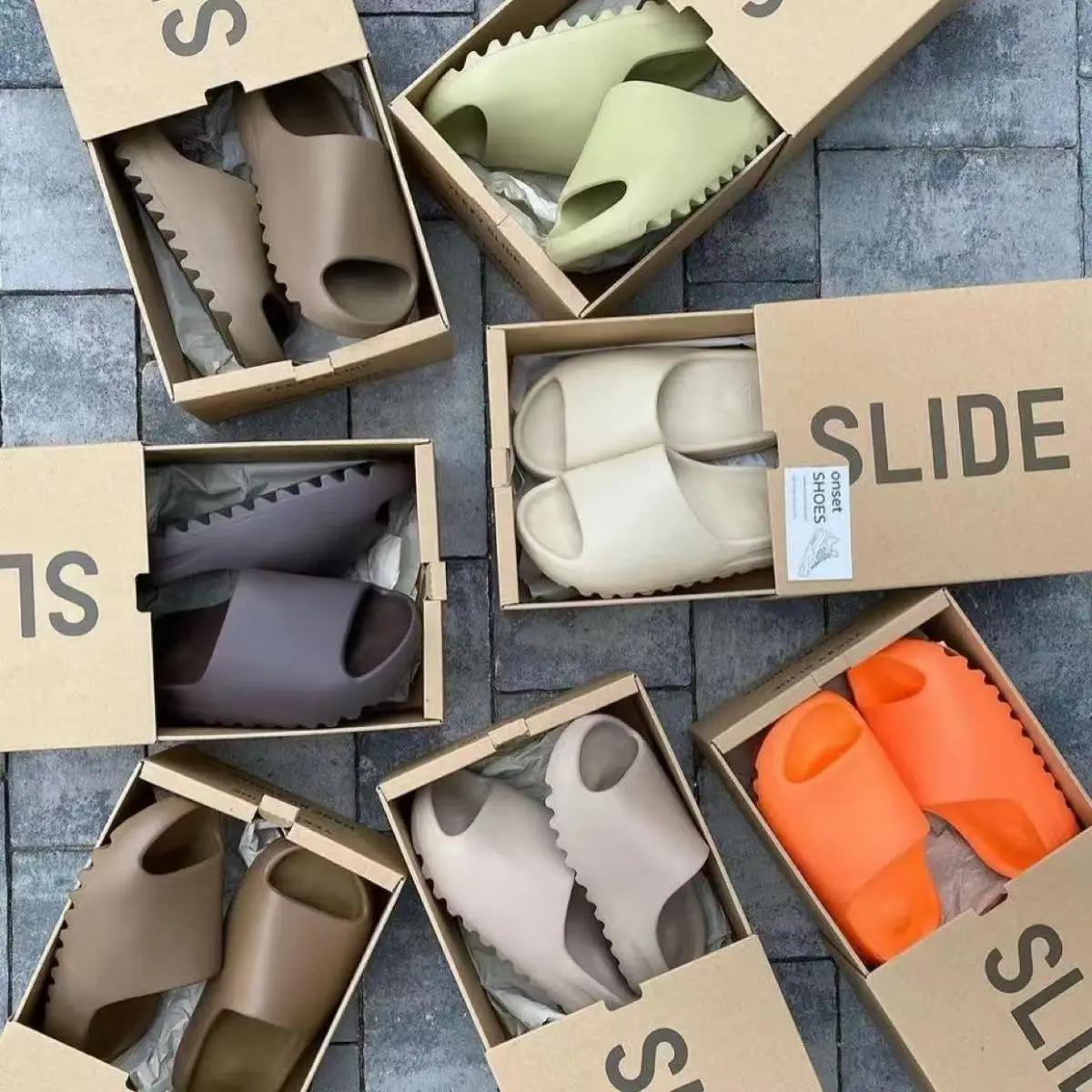 Brand Women Men Slippers Fashion EVA Slides 2024 Summers Outdoor Beach Sandals Women Casual Shoes Man Flip-flops Men's Sandal