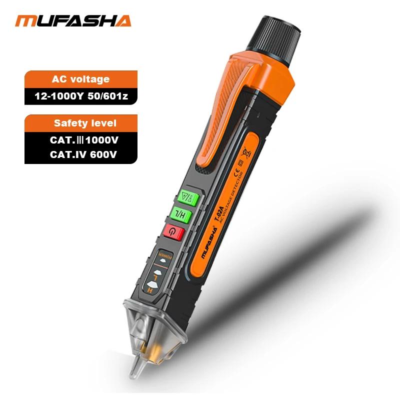 Non-Contact Voltage Detector Electrical Pen AC Voltage Tester Smart Breakpoint Finder 12-1000V