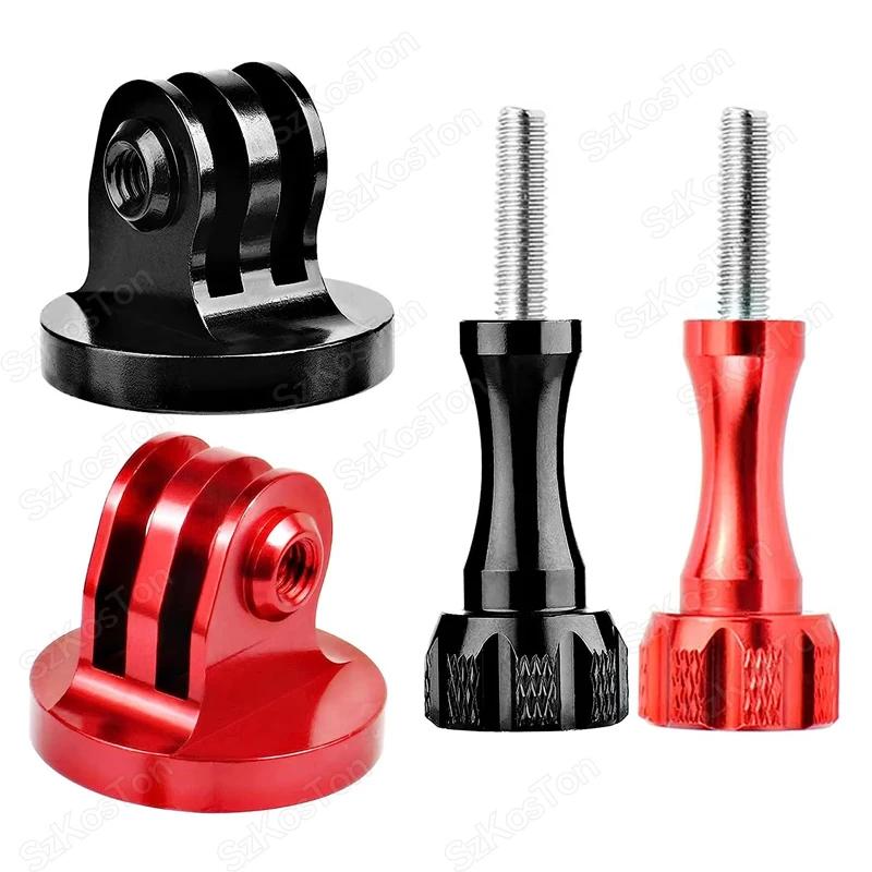 Aluminum Tripod Adapter for Monopod Mount with Thumbscrew For Go Pro 13 12 11 10 9 8 7 6 Insta360 X5 X4 DJI Osmo Action 4 5 Pro
