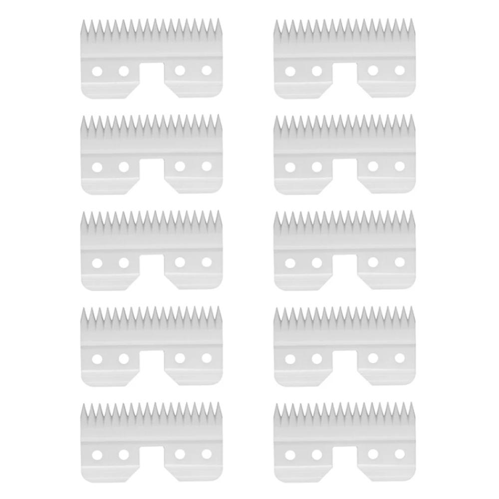 10pcs/lot 18 Teeth Ceramic Cutter Dog Grooming Blade Hair Clipper Blade Ceramic Cutters  Pet Grooming Scissors