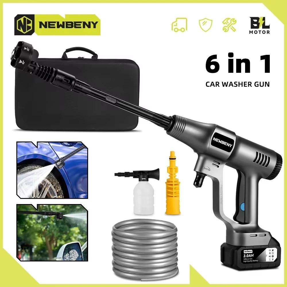 3500W 200Bar Brushless Electric High Pressure Washer Cordless Efficient Car Garden Cleaning Spray Gun ToolFor 21V 18V Battery