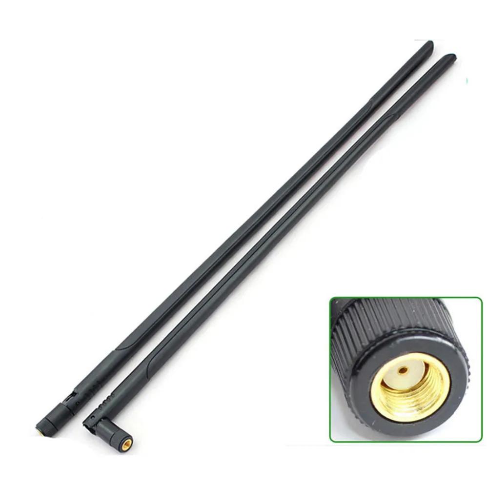 2.4G 5.8G WiFi Antenna 12dBi High Gain RP SMA Male Omni Foldable Aerial for Wireless Router Network Booster Netword Card