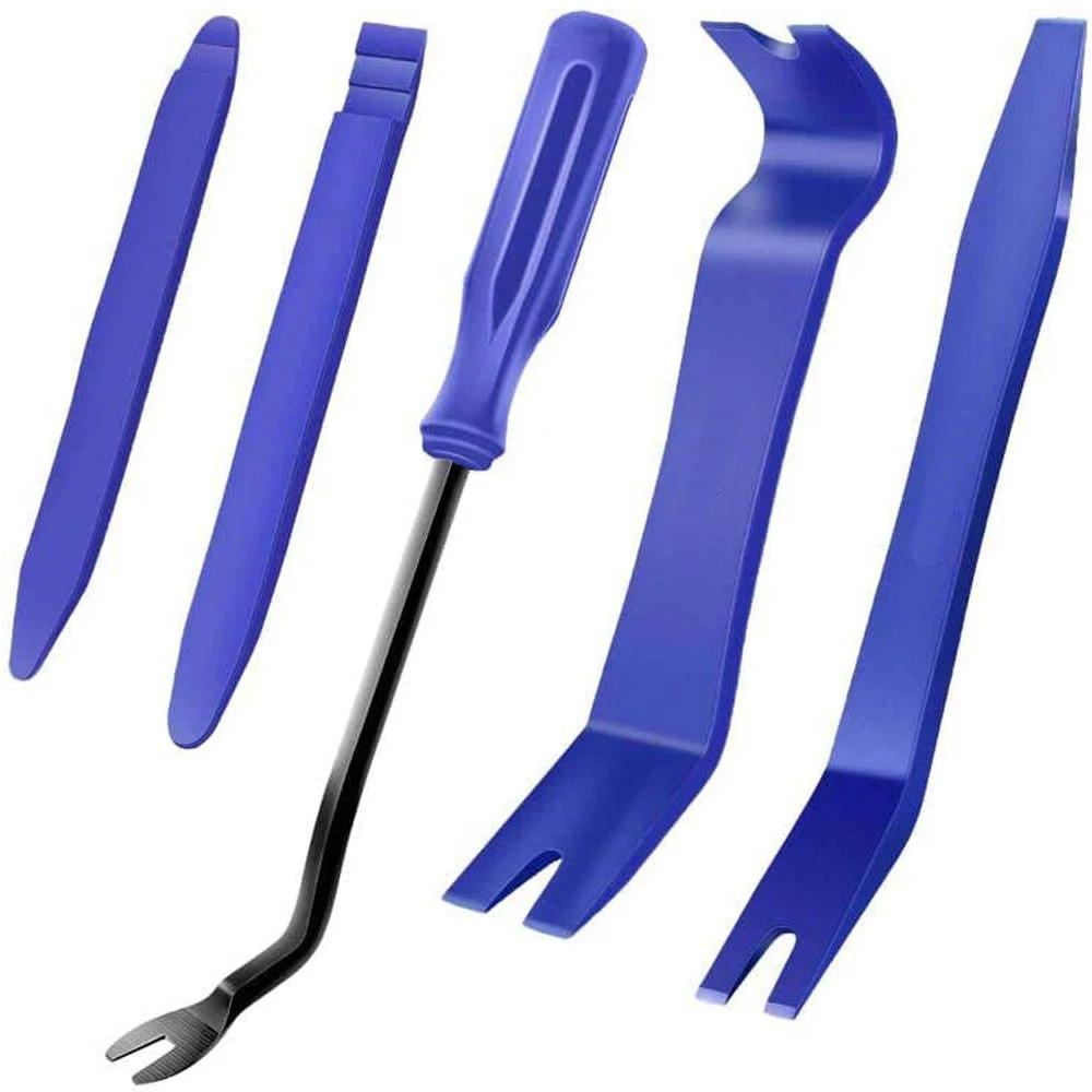 New Auto Door Clip Panel Trim Removal Tool Kits Navigation Blades Disassembly Seesaw Car Interior Plastic Seesaw Conversion Tool