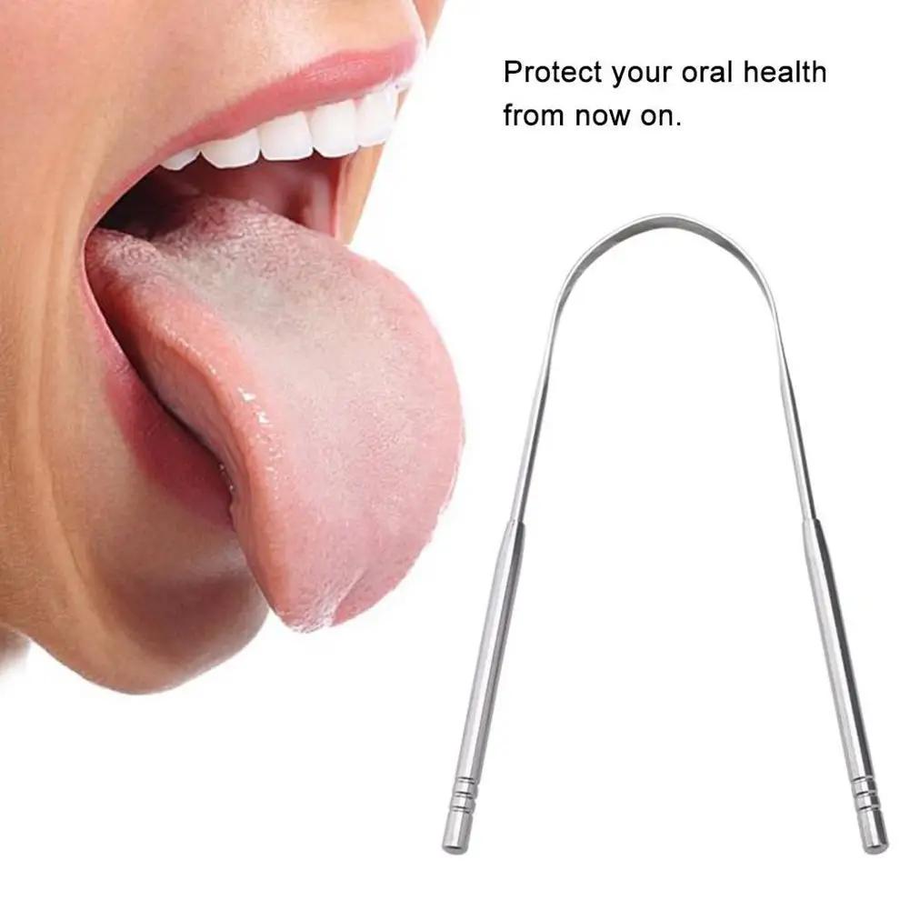 Tongue Scraper Cleaner Fresh Breath Cleaning Coated Tongue Tools Care Toothbrush Quality Hygiene High Quality