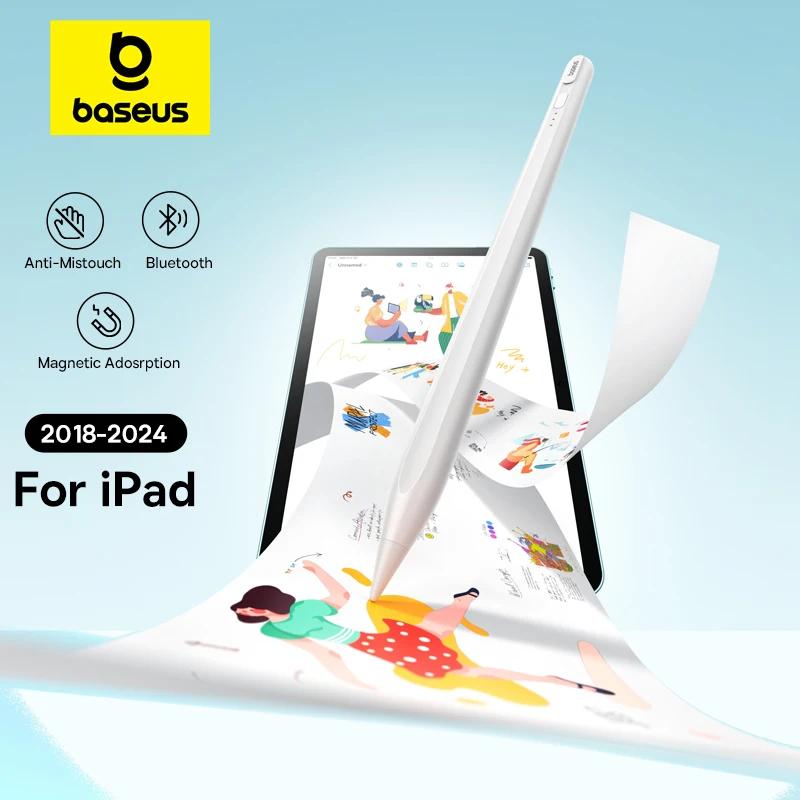 Baseus 3rd Gen Bluetooth Stylus for Apple Pencil Palm Rejection Compatible with iPad pro Mini Air 2024 2022-2018 for Apple Pen