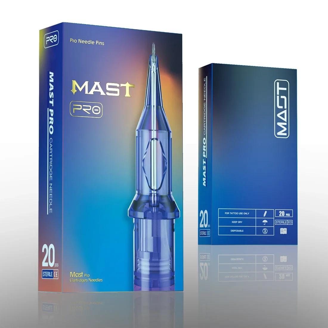 Mast Tattoo PRO Tattoo Cartridge Needles RL Round Liner Disposable Sterilized Safety Makeup Permanent Tattoo Needle