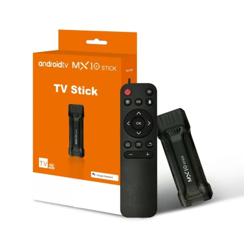 Mini MX10 TV stick 2.4g 5G dual WiFi Android 11 OS HDR set top 4K 1080p Smart TV sticks for Google YouTube network media player