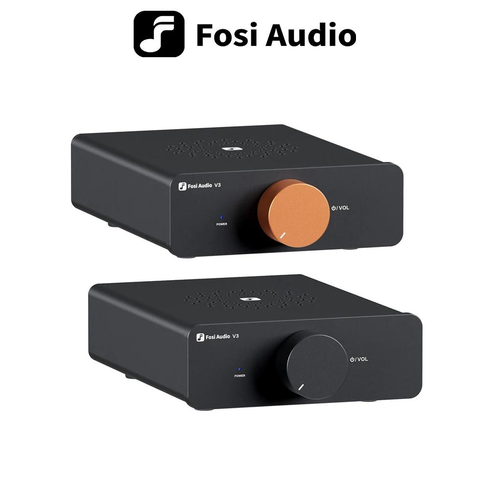 Fosi Audio  Stereo Power Amplifier 300W x2 TPA3255 Class D Mini Speaker Amp 2 Channel Audio Amplifier for Passive Bookshelf